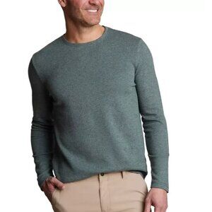 NWOT English Laundry Men's XXL Green Long-Sleeve Lightweight Crew Neck Shirt